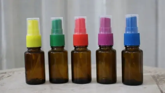 ערכת בקבוקי התזה מזכוכית | 5 יחידות