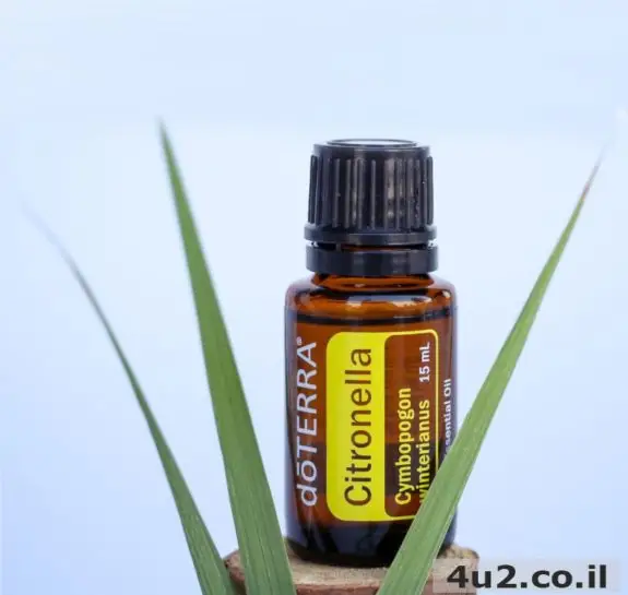 ציטרונלה, שמן אתרי טהור, 15 מ"ל