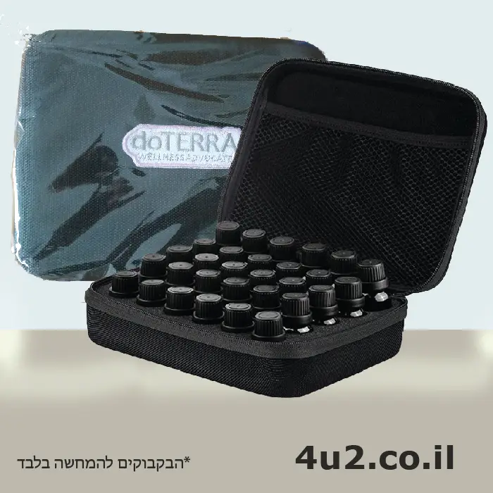 תיק לנשיאת שמנים אתרים, 30 בקבוקים